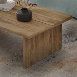 Τραπεζάκι σαλονιού Loana Megapap χρώμα καρυδί Ud 120x70x40εκ. - Image 2