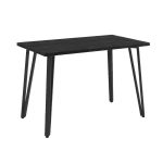 Τραπέζι Xana Megapap χρώμα black wood 120x70x77,5εκ. - Image 2
