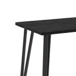 Τραπέζι Xana Megapap χρώμα black wood 120x70x77,5εκ. - Image 3