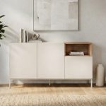 Μπουφές Cailin Megapap χρώμα sandstone - sepet oak 140x41,8x80εκ. - Image 2