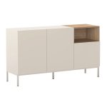 Μπουφές Cailin Megapap χρώμα sandstone - sepet oak 140x41,8x80εκ. - Image 4