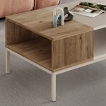 Τραπεζάκι σαλονιού Cailin Megapap χρώμα sandstone - sepet oak 90x56x40,6εκ. - Image 3