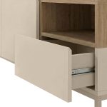 Έπιπλο τηλεόρασης Cailin Megapap χρώμα sandstone - sepet oak 140x41,8x55εκ. - Image 3