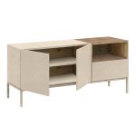 Έπιπλο τηλεόρασης Cailin Megapap χρώμα sandstone - sepet oak 140x41,8x55εκ. - Image 5