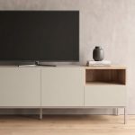 Έπιπλο τηλεόρασης Cailin Megapap χρώμα sandstone - sepet oak 180x41,8x55εκ. - Image 3