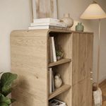 Μπουφές Colia Megapap χρώμα sepet oak 85x44x120,4εκ. - Image 3