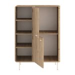 Μπουφές Colia Megapap χρώμα sepet oak 85x44x120,4εκ. - Image 5