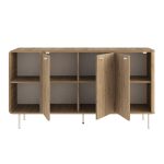 Μπουφές Colia Megapap χρώμα sepet oak 150x44x80εκ. - Image 6