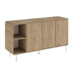 Μπουφές Colia Megapap χρώμα sepet oak 150x44x80εκ. - Image 7
