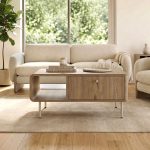Τραπεζάκι σαλονιού Colia Megapap χρώμα sepet oak 90x60x40,4εκ. - Image 3