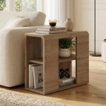 Τραπεζάκι βοηθητικό Colia Megapap χρώμα sepet oak 58x25x50εκ. - Image 4