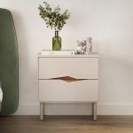 Κομοδίνο Marquise Megapap χρώμα sandstone 50x35x52,3εκ. - Image 3