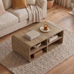Τραπεζάκι σαλονιού Rovel Megapap χρώμα sepet oak 80,3x50x32,5εκ. - Image 2