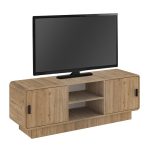 Έπιπλο τηλεόρασης Rovel Megapap χρώμα sepet oak 140,3x39x50εκ. - Image 6