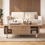 Τραπεζάκι σαλονιού Doro Megapap χρώμα sepet oak 100x60x34,6εκ. - Image 3