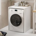Έπιπλο πλυντηρίου Pinar Megapap χρώμα λευκό 65,5x60x88,6εκ.