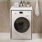 Έπιπλο πλυντηρίου Pinar Megapap χρώμα λευκό 65,5x60x88,6εκ. - Image 2
