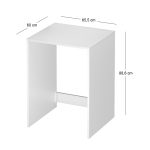 Έπιπλο πλυντηρίου Pinar Megapap χρώμα λευκό 65,5x60x88,6εκ. - Image 4