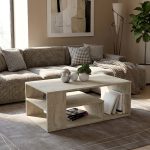 Τραπεζάκι σαλονιού Abdera Megapap χρώμα travertine 110x60x42εκ. - Image 5