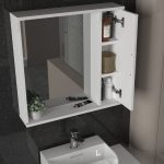 Καθρέπτης μπάνιου Deal Μegapap χρώμα λευκό 65x15,3x65εκ. - Image 3