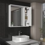 Καθρέπτης μπάνιου Deal Μegapap χρώμα λευκό 65x15,3x65εκ. - Image 4