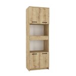 Ντουλάπι κουζίνας - μπάνιου Alvento Megapap χρώμα sapphire oak 60x42x180εκ. - Image 7