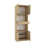 Ντουλάπι κουζίνας - μπάνιου Alvento Megapap χρώμα sapphire oak 60x42x180εκ. - Image 8