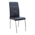 Σετ τραπεζαρία 5τμχ Darlen - Alma Megapap χρώμα sapphire oak - μαύρο 125x72x74εκ. - Image 2