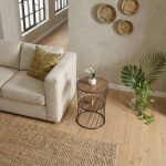 Τραπεζάκι βοηθητικό Jaspin Megapap μεταλλικό - Mdf χρώμα μαύρο - καρυδί 32x32x44εκ. - Image 3
