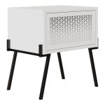 Κομοδίνο Naive Megapap χρώμα λευκό 48x34x51εκ. - Image 6