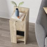 Κομοδίνο Elos Megapap δεξί χρώμα travertine 25x27x60εκ. - Image 4