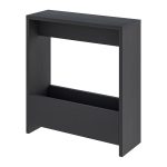 Τραπεζάκι βοηθητικό Simpi Megapap χρώμα black wood 55x20x60εκ. - Image 4