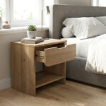 Κομοδίνο Mida Megapap χρώμα sepet oak 45x40x52εκ. - Image 2