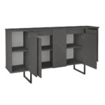 Μπουφές Orontes Megapap χρώμα ανθρακί 160x35,2x80εκ. - Image 8