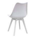 Σετ τραπεζαρία 5τμχ Darlen - Viva Megapap χρώμα λευκό 125x72x74εκ. - Image 3