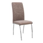 Σετ τραπεζαρία 5τμχ Darlen - Alma Megapap χρώμα λευκό - μπεζ 125x72x74εκ. - Image 2