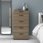 Συρταριέρα Helia Megapap χρώμα καρυδί 60x44x108εκ. - Image 5