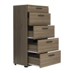 Συρταριέρα Helia Megapap χρώμα καρυδί 60x44x108εκ. - Image 6