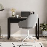 Γραφείο εργασίας Inna Megapap χρώμα γκρι ρετρό - silky black 100x60x75εκ. - Image 3