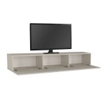 Έπιπλο τηλεόρασης επιτοίχιο Damla Megapap με LED χρώμα sandstone 180x29,5x29,5εκ. - Image 9