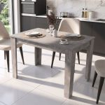 Τραπέζι Darlen Megapap χρώμα γκρι σκυροδέματος 110x72x74εκ. - Image 2