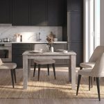 Τραπέζι Darlen Megapap χρώμα γκρι σκυροδέματος 110x72x74εκ. - Image 4