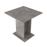 Τραπέζι Allos Megapap χρώμα γκρι σκυροδέματος 75x75x77εκ. - Image 7