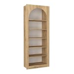 Βιβλιοθήκη Voila Megapap χρώμα sepet oak 74x35x180εκ. - Image 7