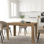 Τραπέζι Darlen Megapap χρώμα καρυδί 125x72x74εκ. - Image 4
