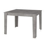 Τραπέζι Darlen Megapap χρώμα γκρι σκυροδέματος 125x72x74εκ. - Image 7