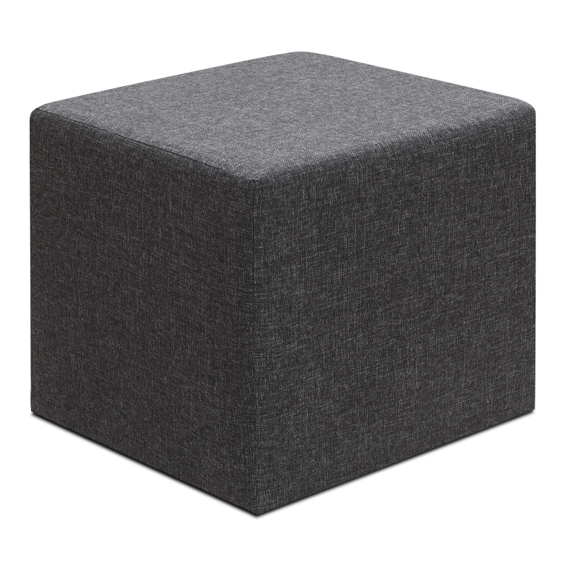 GP043-01031-0 Σκαμπώ Linda Megapap υφασμάτινο χρώμα ανθρακί 40x40x40εκ. - Image 1