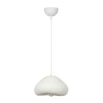 Φωτιστικό οροφής Lora Megapap E27 fiberglass μονόφωτο χρώμα λευκό 32x28x120εκ. - Image 4