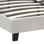 Κρεβάτι Sissy Megapap από τεχνόδερμα χρώμα λευκό 160x200εκ. - Image 8