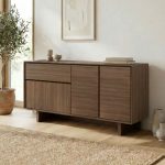 Μπουφές Capri Megapap χρώμα καρυδί milano 146x45x76,5εκ. - Image 2